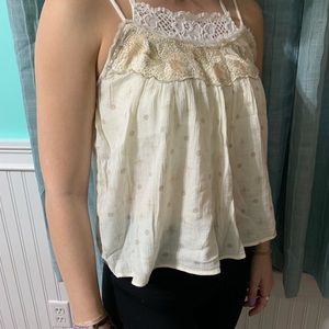 American Eagle cropped blouse